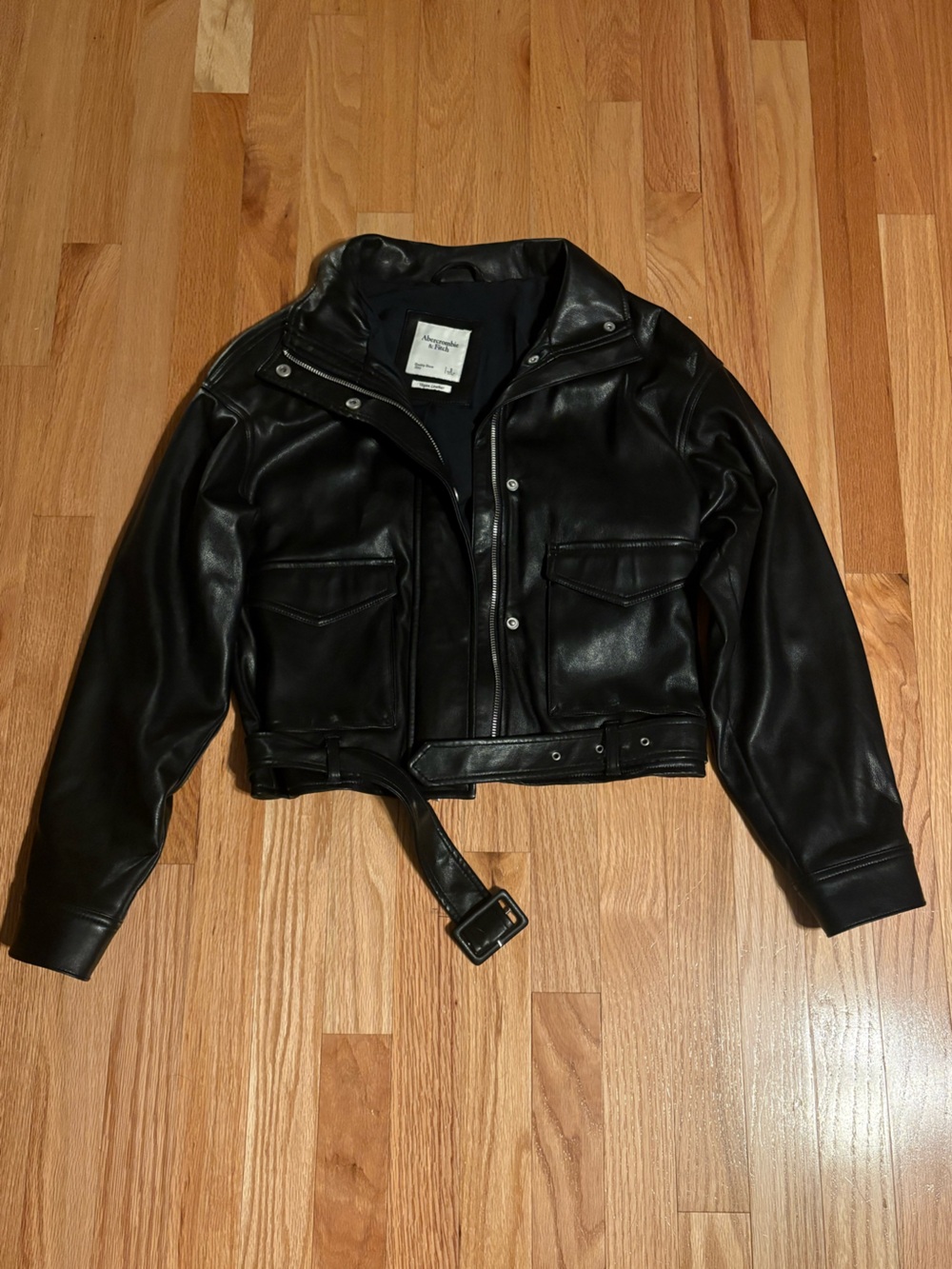 Abercrombie Women’s Faux Leather Jacket